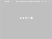 Tablet Screenshot of latordela.it